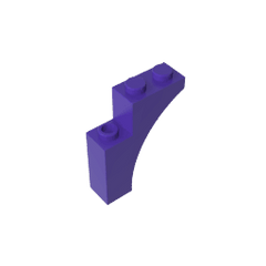 Brick Arch 1 x 3 x 3 [Gothic] #13965 Brick Arch 1 x 3 x 3 [Gothic] #13965 - 60-Dark Purple Lego Block Sets Alternative
