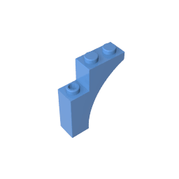 Brick Arch 1 x 3 x 3 [Gothic] #13965 Brick Arch 1 x 3 x 3 [Gothic] #13965 - 52-Medium Blue Lego Block Sets Alternative