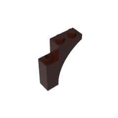 Brick Arch 1 x 3 x 3 [Gothic] #13965 Brick Arch 1 x 3 x 3 [Gothic] #13965 - 82-Dark Brown Lego Block Sets Alternative