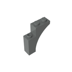 Brick Arch 1 x 3 x 3 [Gothic] #13965 Brick Arch 1 x 3 x 3 [Gothic] #13965 - 72-Dark Bluish Gray Lego Block Sets Alternative