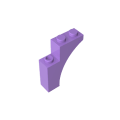 Brick Arch 1 x 3 x 3 [Gothic] #13965 Brick Arch 1 x 3 x 3 [Gothic] #13965 - 62-Medium Lavender Lego Block Sets Alternative