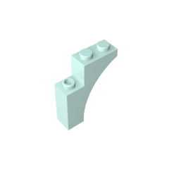 Brick Arch 1 x 3 x 3 [Gothic] #13965 Brick Arch 1 x 3 x 3 [Gothic] #13965 - 45-Light Aqua Lego Block Sets Alternative