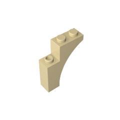 Brick Arch 1 x 3 x 3 [Gothic] #13965 Brick Arch 1 x 3 x 3 [Gothic] #13965 - 31-Tan Lego Block Sets Alternative