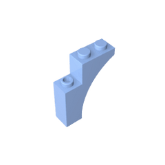 Brick Arch 1 x 3 x 3 [Gothic] #13965 Brick Arch 1 x 3 x 3 [Gothic] #13965 - 53-Bright Light Blue Lego Block Sets Alternative