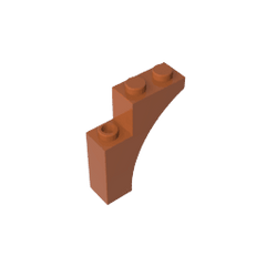 Brick Arch 1 x 3 x 3 [Gothic] #13965 Brick Arch 1 x 3 x 3 [Gothic] #13965 - 83-Dark Orange Lego Block Sets Alternative