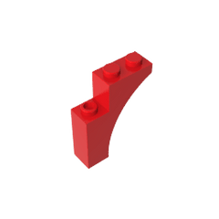 Brick Arch 1 x 3 x 3 [Gothic] #13965 Brick Arch 1 x 3 x 3 [Gothic] #13965 - 10-Red Lego Block Sets Alternative