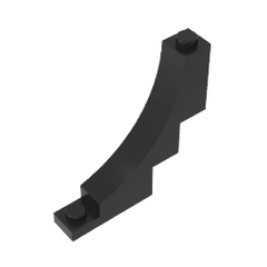Brick Arch 1 x 5 x 4 Inverted #30099 Brick Arch 1 x 5 x 4 Inverted #30099 - 80-Black Lego Block Sets Alternative