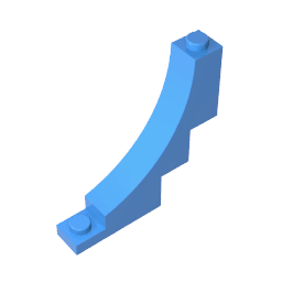Brick Arch 1 x 5 x 4 Inverted #30099 Brick Arch 1 x 5 x 4 Inverted #30099 - 51-Dark Azure Lego Block Sets Alternative