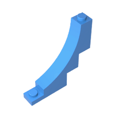Brick Arch 1 x 5 x 4 Inverted #30099 Brick Arch 1 x 5 x 4 Inverted #30099 - 51-Dark Azure Lego Block Sets Alternative