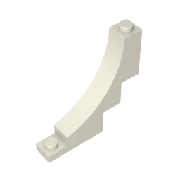 Brick Arch 1 x 5 x 4 Inverted #30099 Brick Arch 1 x 5 x 4 Inverted #30099 - 90-White Lego Block Sets Alternative