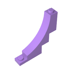 Brick Arch 1 x 5 x 4 Inverted #30099 Brick Arch 1 x 5 x 4 Inverted #30099 - 62-Medium Lavender Lego Block Sets Alternative