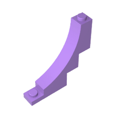 Brick Arch 1 x 5 x 4 Inverted #30099 Brick Arch 1 x 5 x 4 Inverted #30099 - 62-Medium Lavender Lego Block Sets Alternative
