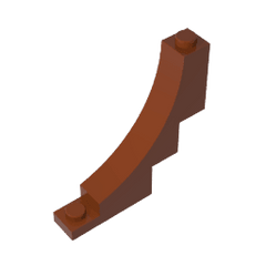 Brick Arch 1 x 5 x 4 Inverted #30099 Brick Arch 1 x 5 x 4 Inverted #30099 - 81-Reddish Brown Lego Block Sets Alternative