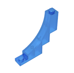 Brick Arch 1 x 5 x 4 Inverted #30099 Brick Arch 1 x 5 x 4 Inverted #30099 - 150-Trans Dark Blue Lego Block Sets Alternative
