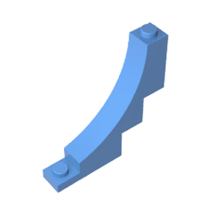 Brick Arch 1 x 5 x 4 Inverted #30099 Brick Arch 1 x 5 x 4 Inverted #30099 - 52-Medium Blue Lego Block Sets Alternative