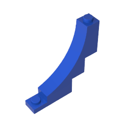 Brick Arch 1 x 5 x 4 Inverted #30099 Brick Arch 1 x 5 x 4 Inverted #30099 - 50-Blue Lego Block Sets Alternative