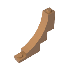 Brick Arch 1 x 5 x 4 Inverted #30099 Brick Arch 1 x 5 x 4 Inverted #30099 - 84-Medium Dark Flesh Lego Block Sets Alternative