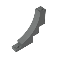 Brick Arch 1 x 5 x 4 Inverted #30099 Brick Arch 1 x 5 x 4 Inverted #30099 - 72-Dark Bluish Gray Lego Block Sets Alternative