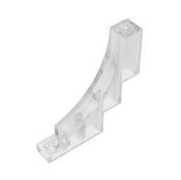 Brick Arch 1 x 5 x 4 Inverted #30099 Brick Arch 1 x 5 x 4 Inverted #30099 - 180-Trans Clear Lego Block Sets Alternative