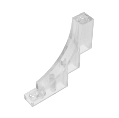 Brick Arch 1 x 5 x 4 Inverted #30099 Brick Arch 1 x 5 x 4 Inverted #30099 - 180-Trans Clear Lego Block Sets Alternative