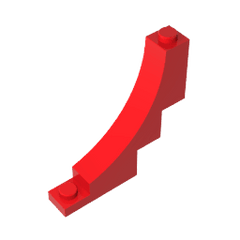 Brick Arch 1 x 5 x 4 Inverted #30099 Brick Arch 1 x 5 x 4 Inverted #30099 - 10-Red Lego Block Sets Alternative