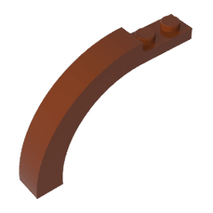 Brick Arch 1 x 6 x 3 1/3 Curved Top #15967 Brick Arch 1 x 6 x 3 1/3 Curved Top #15967 - 81-Reddish Brown Lego Block Sets Alternative