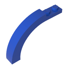 Brick Arch 1 x 6 x 3 1/3 Curved Top #15967 Brick Arch 1 x 6 x 3 1/3 Curved Top #15967 - 50-Blue Lego Block Sets Alternative
