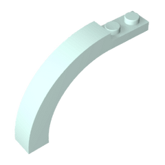 Brick Arch 1 x 6 x 3 1/3 Curved Top #15967 Brick Arch 1 x 6 x 3 1/3 Curved Top #15967 - 45-Light Aqua Lego Block Sets Alternative