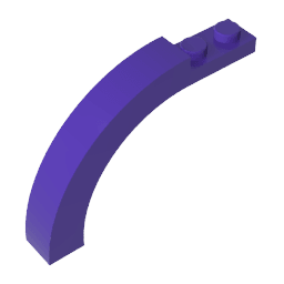 Brick Arch 1 x 6 x 3 1/3 Curved Top #15967 Brick Arch 1 x 6 x 3 1/3 Curved Top #15967 - 60-Dark Purple Lego Block Sets Alternative