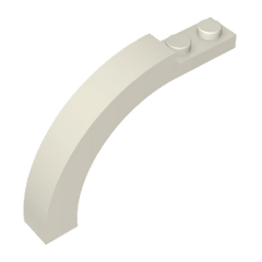 Brick Arch 1 x 6 x 3 1/3 Curved Top #15967 Brick Arch 1 x 6 x 3 1/3 Curved Top #15967 - 90-White Lego Block Sets Alternative