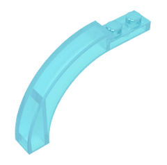Brick Arch 1 x 6 x 3 1/3 Curved Top #15967 Brick Arch 1 x 6 x 3 1/3 Curved Top #15967 - 152-Trans Light Blue Lego Block Sets Alternative