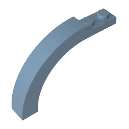 Brick Arch 1 x 6 x 3 1/3 Curved Top #15967 Brick Arch 1 x 6 x 3 1/3 Curved Top #15967 - 54-Sand Blue Lego Block Sets Alternative