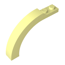Brick Arch 1 x 6 x 3 1/3 Curved Top #15967 Brick Arch 1 x 6 x 3 1/3 Curved Top #15967 - 33-Bright Light Yellow Lego Block Sets Alternative