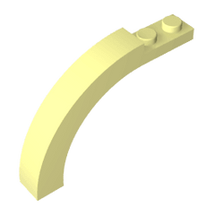 Brick Arch 1 x 6 x 3 1/3 Curved Top #15967 Brick Arch 1 x 6 x 3 1/3 Curved Top #15967 - 33-Bright Light Yellow Lego Block Sets Alternative