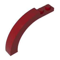 Brick Arch 1 x 6 x 3 1/3 Curved Top #15967 Brick Arch 1 x 6 x 3 1/3 Curved Top #15967 - 14-Dark Red Lego Block Sets Alternative