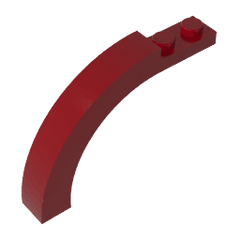Brick Arch 1 x 6 x 3 1/3 Curved Top #15967 Brick Arch 1 x 6 x 3 1/3 Curved Top #15967 - 14-Dark Red Lego Block Sets Alternative