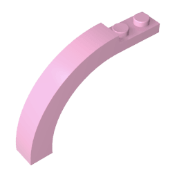 Brick Arch 1 x 6 x 3 1/3 Curved Top #15967 Brick Arch 1 x 6 x 3 1/3 Curved Top #15967 - 11-Bright Pink Lego Block Sets Alternative