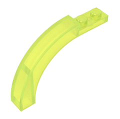 Brick Arch 1 x 6 x 3 1/3 Curved Top #15967 Brick Arch 1 x 6 x 3 1/3 Curved Top #15967 - 141-Trans Neon Green Lego Block Sets Alternative