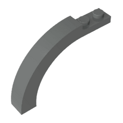 Brick Arch 1 x 6 x 3 1/3 Curved Top #15967 Brick Arch 1 x 6 x 3 1/3 Curved Top #15967 - 72-Dark Bluish Gray Lego Block Sets Alternative
