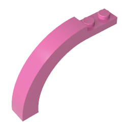 Brick Arch 1 x 6 x 3 1/3 Curved Top #15967 Brick Arch 1 x 6 x 3 1/3 Curved Top #15967 - 12-Dark Pink Lego Block Sets Alternative