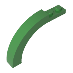 Brick Arch 1 x 6 x 3 1/3 Curved Top #15967 Brick Arch 1 x 6 x 3 1/3 Curved Top #15967 - 40-Green Lego Block Sets Alternative
