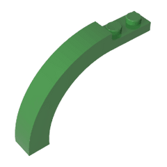 Brick Arch 1 x 6 x 3 1/3 Curved Top #15967 Brick Arch 1 x 6 x 3 1/3 Curved Top #15967 - 40-Green Lego Block Sets Alternative