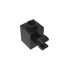 Brick Special 1 x 1 with Clip Horizontal #60476 Brick Special 1 x 1 with Clip Horizontal #60476 - 80-Black Lego Block Sets Alternative