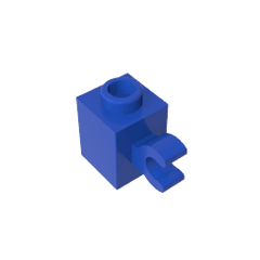 Brick Special 1 x 1 with Clip Horizontal #60476 Brick Special 1 x 1 with Clip Horizontal #60476 - 50-Blue Lego Block Sets Alternative