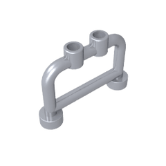 Bar 1 x 4 x 2 with Studs #4083 Bar 1 x 4 x 2 with Studs #4083 - 73-Flat Silver Lego Block Sets Alternative