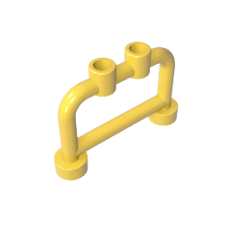 Bar 1 x 4 x 2 with Studs #4083 Bar 1 x 4 x 2 with Studs #4083 - 30-Yellow Lego Block Sets Alternative