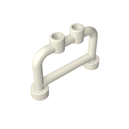Bar 1 x 4 x 2 with Studs #4083 Bar 1 x 4 x 2 with Studs #4083 - 90-White Lego Block Sets Alternative
