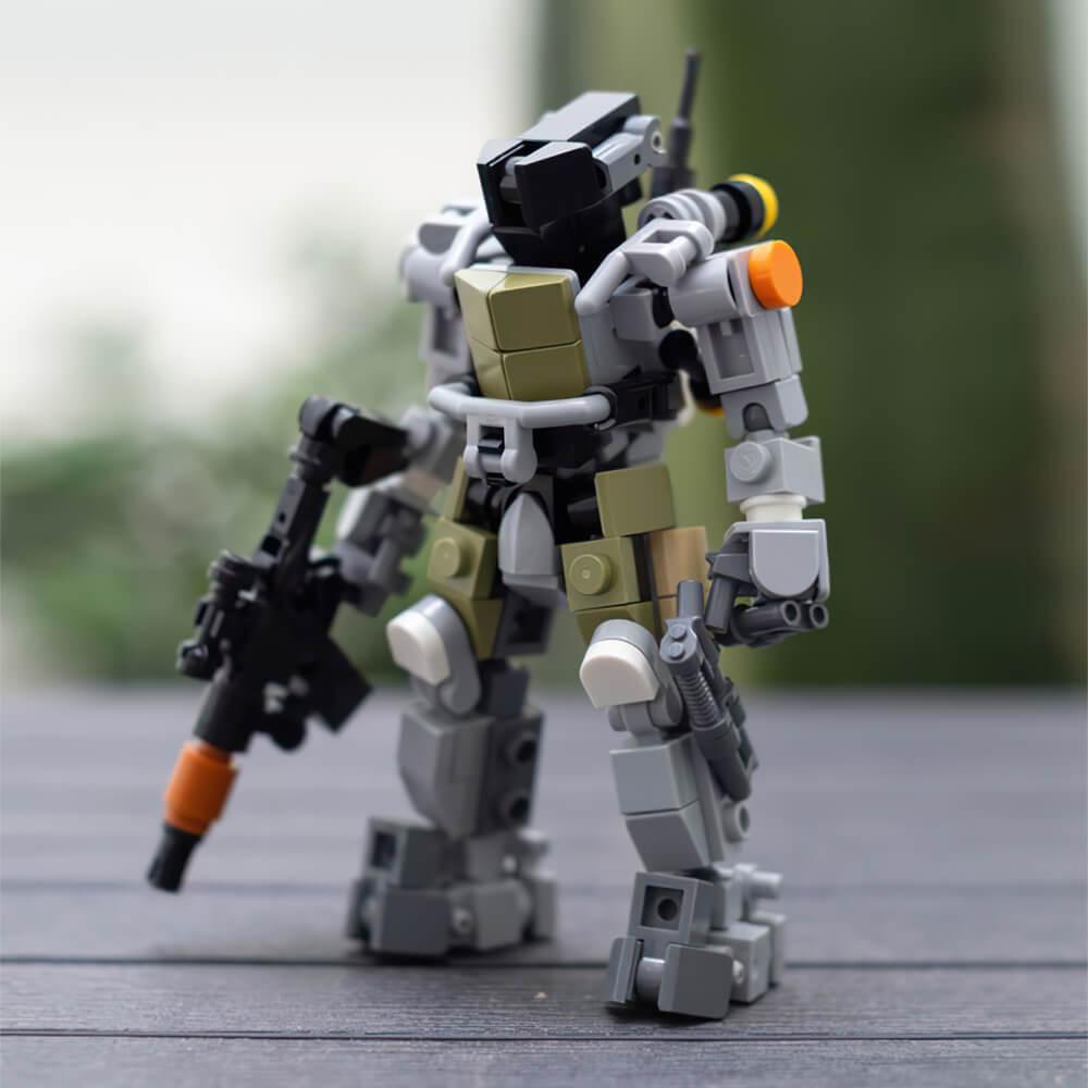 164PCS Rapid Response /156PCS Mechanised Marine Suit MOC Building Block Bricks |MocPixel 164PCS Rapid Response /156PCS Mechanised Marine Suit MOC Building Block Bricks |MocPixel - Rapid Response Suit Lego Block Sets Alternative
