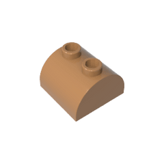 Brick Curved 2 x 2 with Two Top Studs #30165 Brick Curved 2 x 2 with Two Top Studs #30165 - 84-Medium Dark Flesh Lego Block Sets Alternative