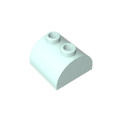 Brick Curved 2 x 2 with Two Top Studs #30165 Brick Curved 2 x 2 with Two Top Studs #30165 - 45-Light Aqua Lego Block Sets Alternative